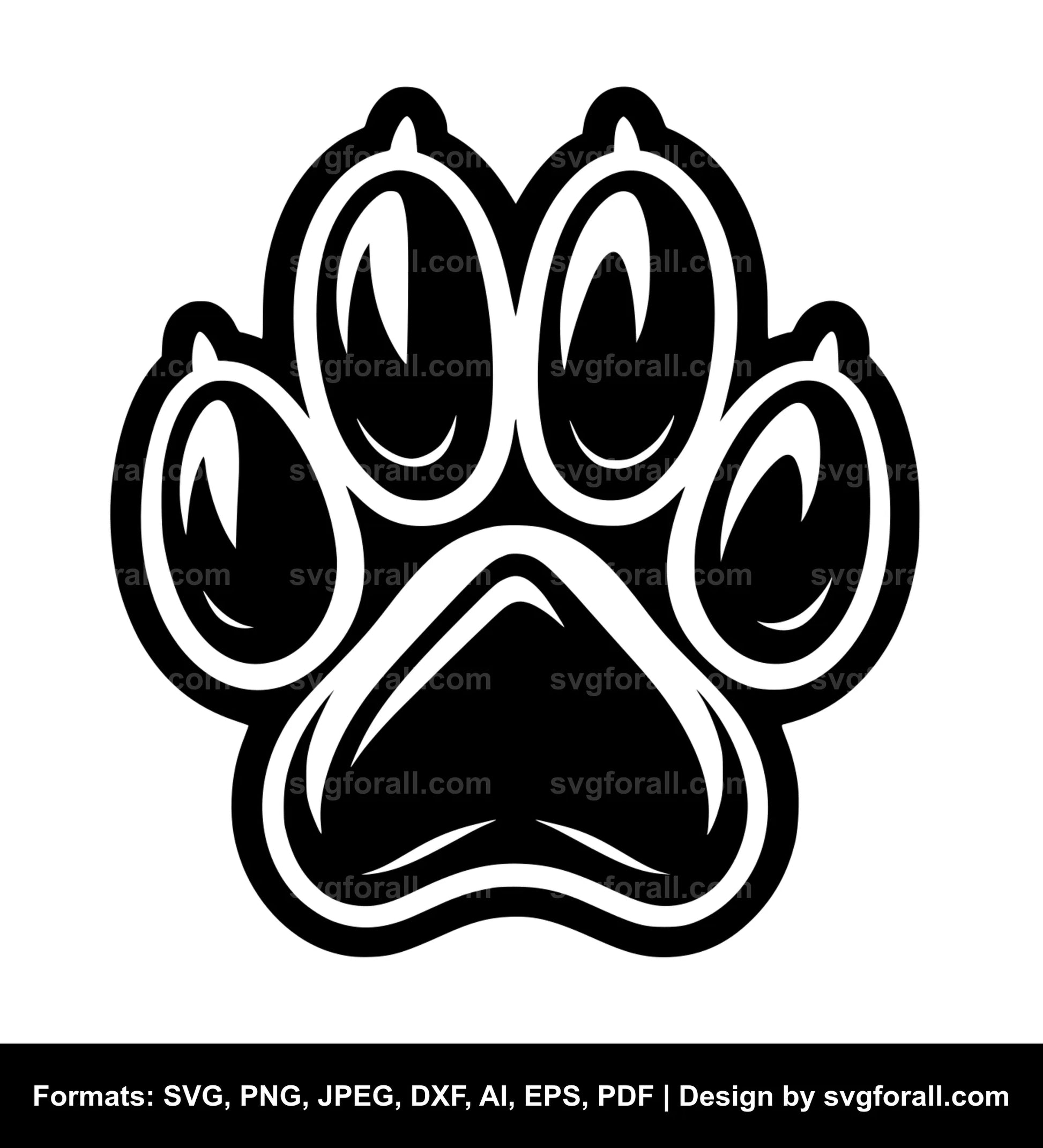 Paw SVG Illustration