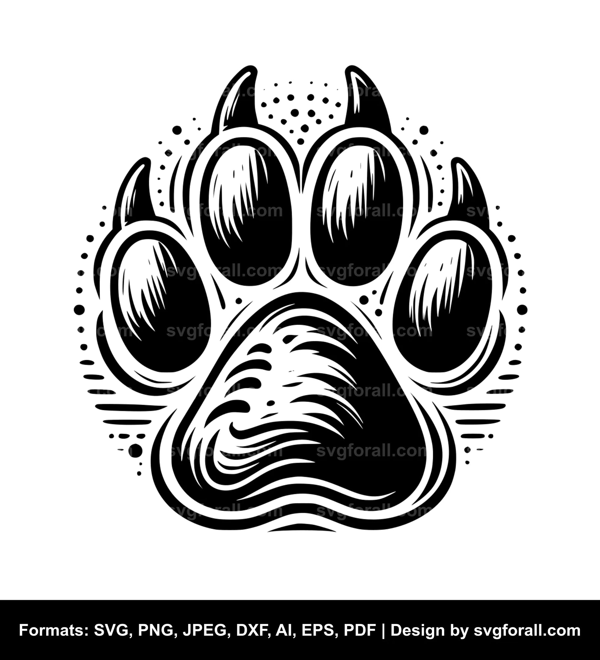 Paw SVG PNG Image