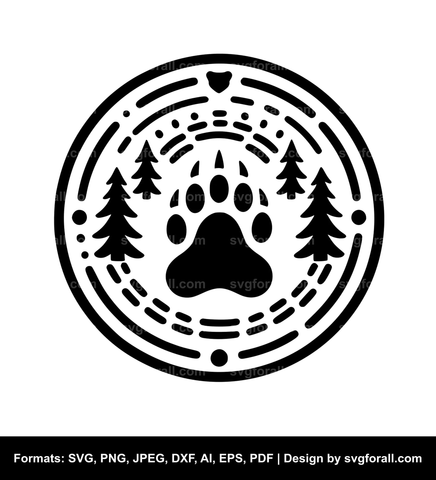 Paw SVG Vector File