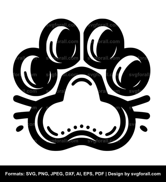 Paw SVG Vector Image