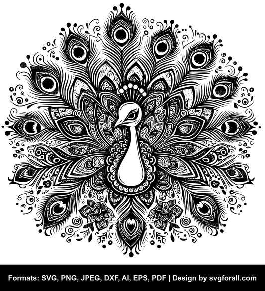 Peacock SVG Clipart