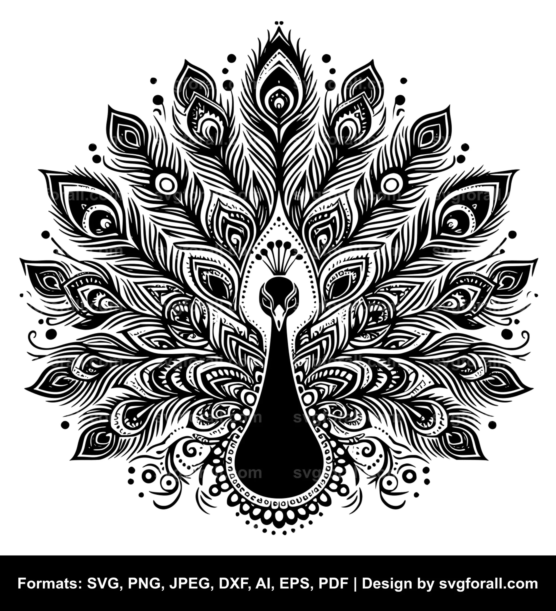 Peacock SVG Download