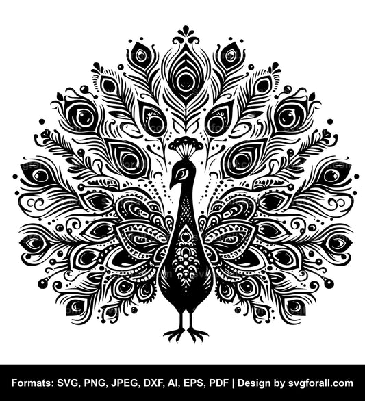 Peacock SVG File