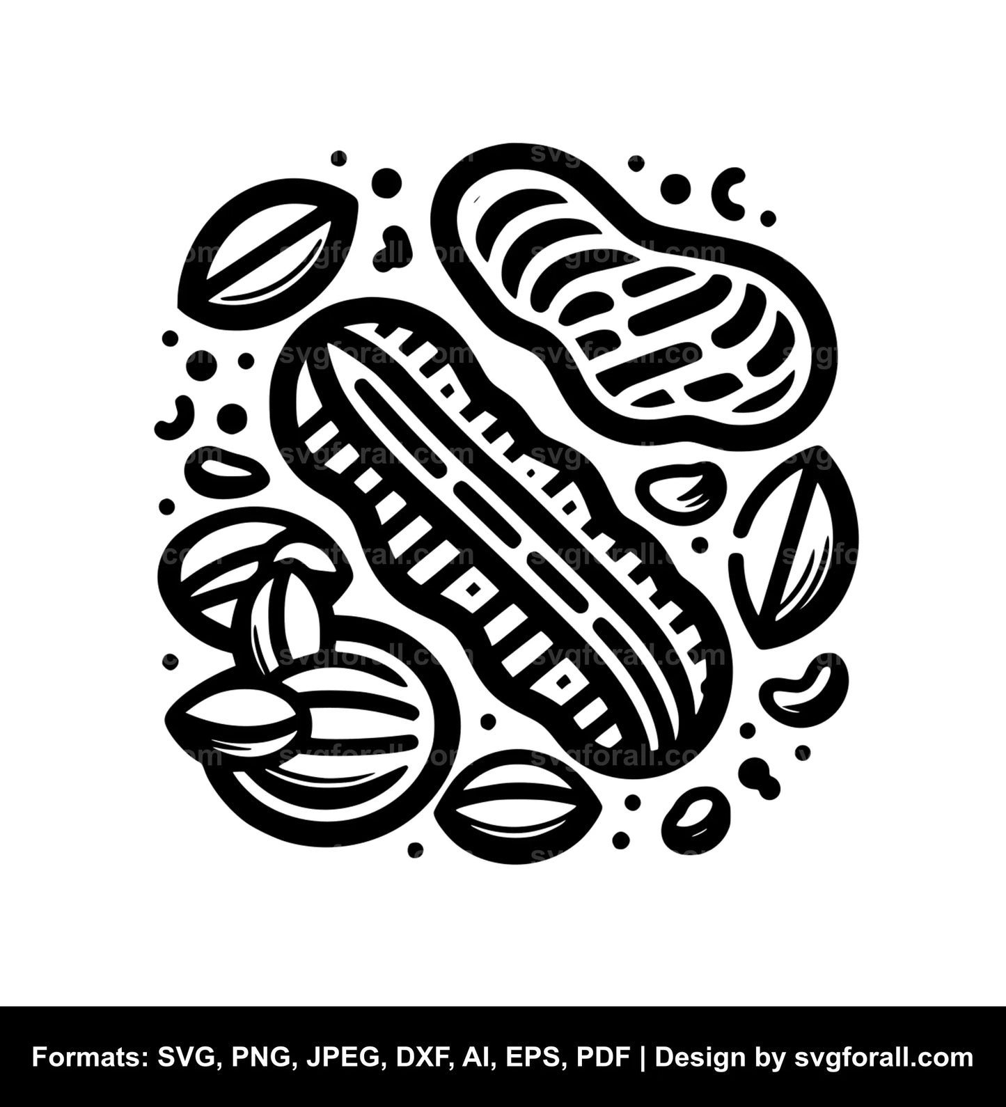 Peanut SVG Illustration