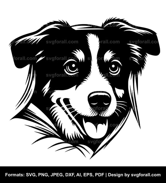 Peeking Dog SVG PNG