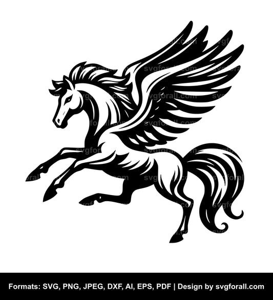 Pegasus SVG Clipart