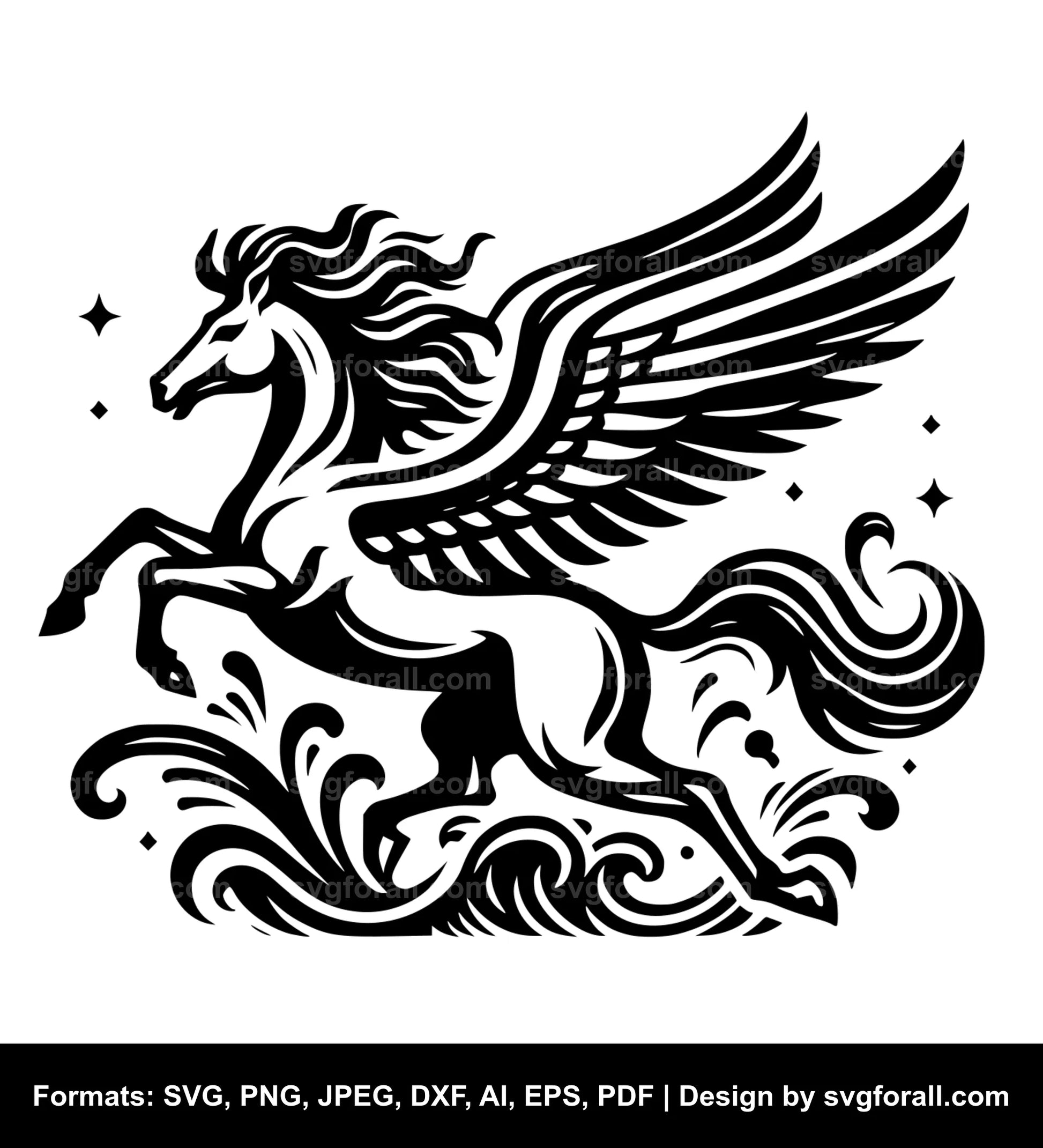 Pegasus SVG Vector