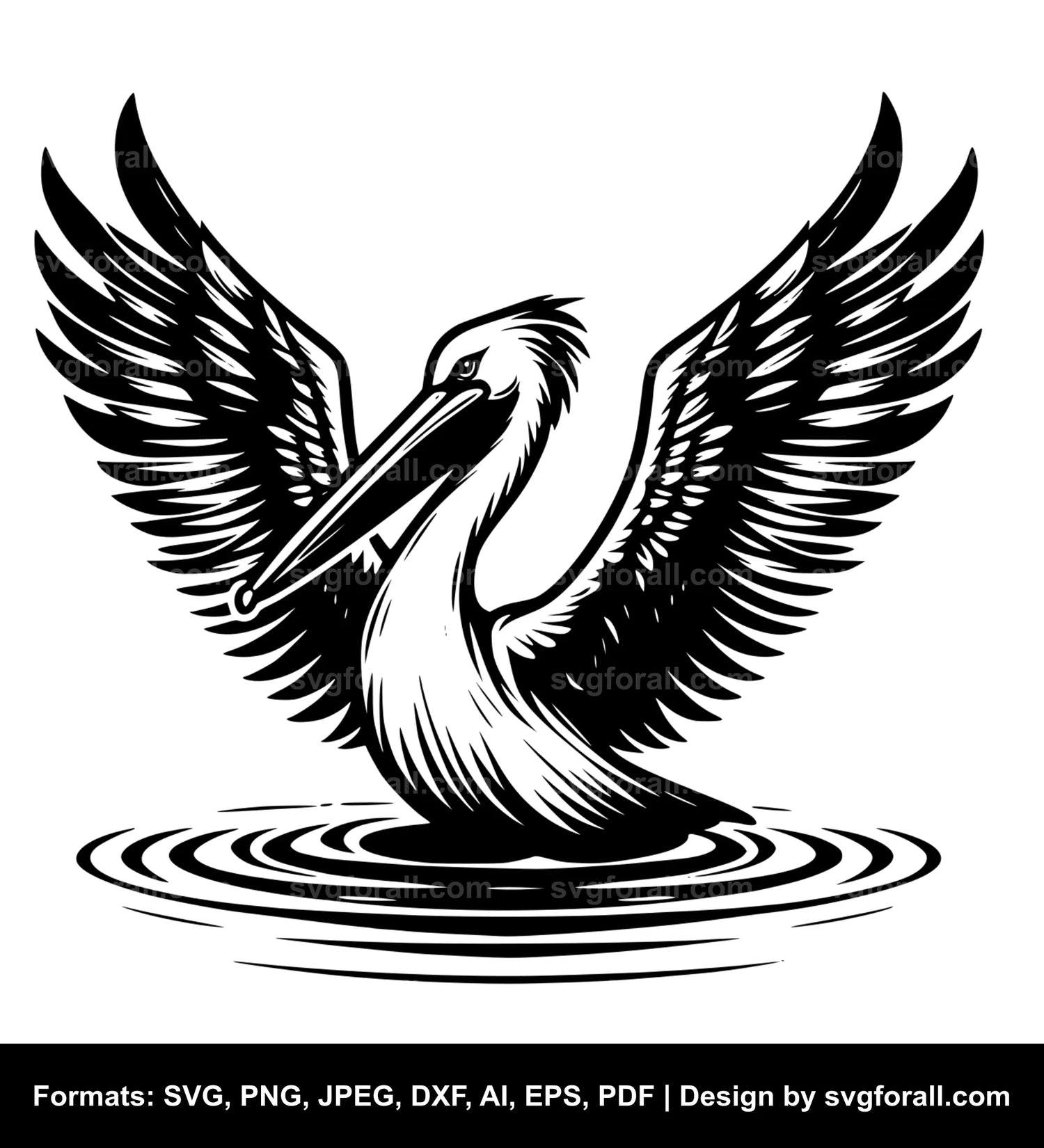 Pelican Bird SVG Download