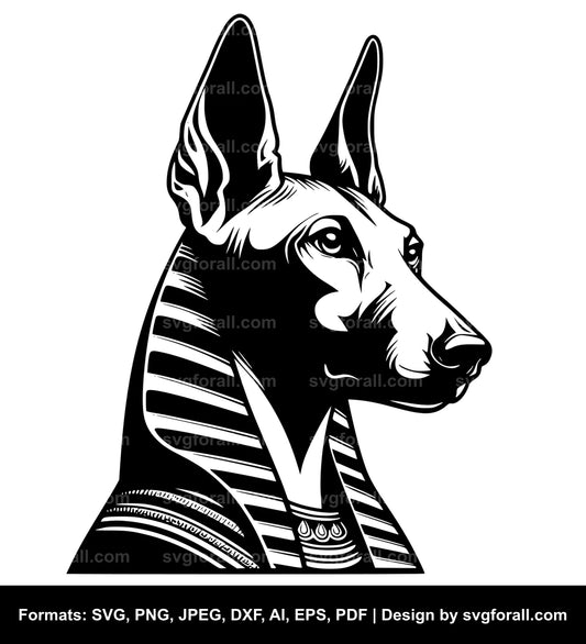 Pharaoh Hound Dog Cricut SVG