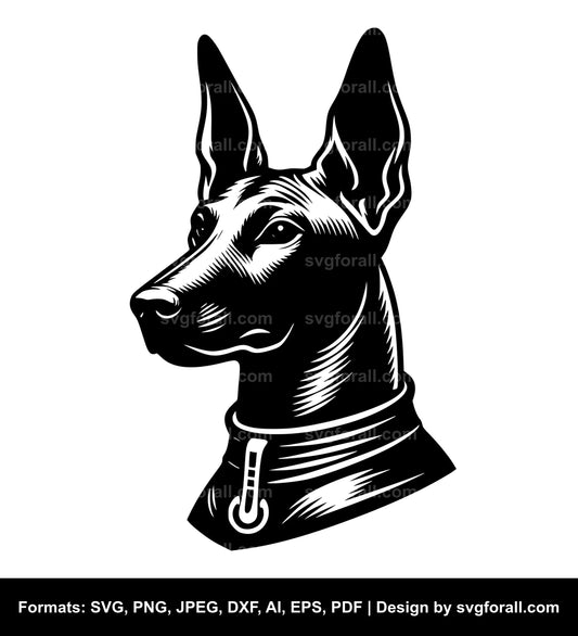 Pharaoh Hound Dog SVG PNG