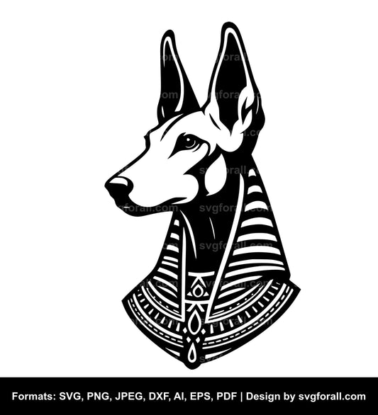 Pharaoh Hound Dog SVG Vector