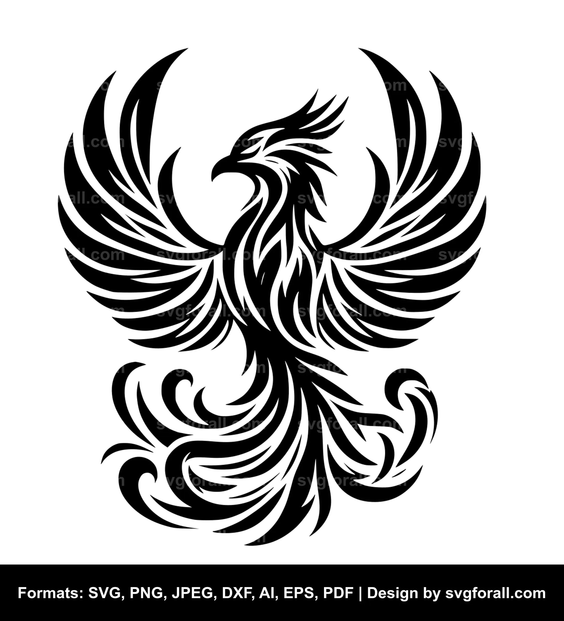 Phoenix Bird SVG