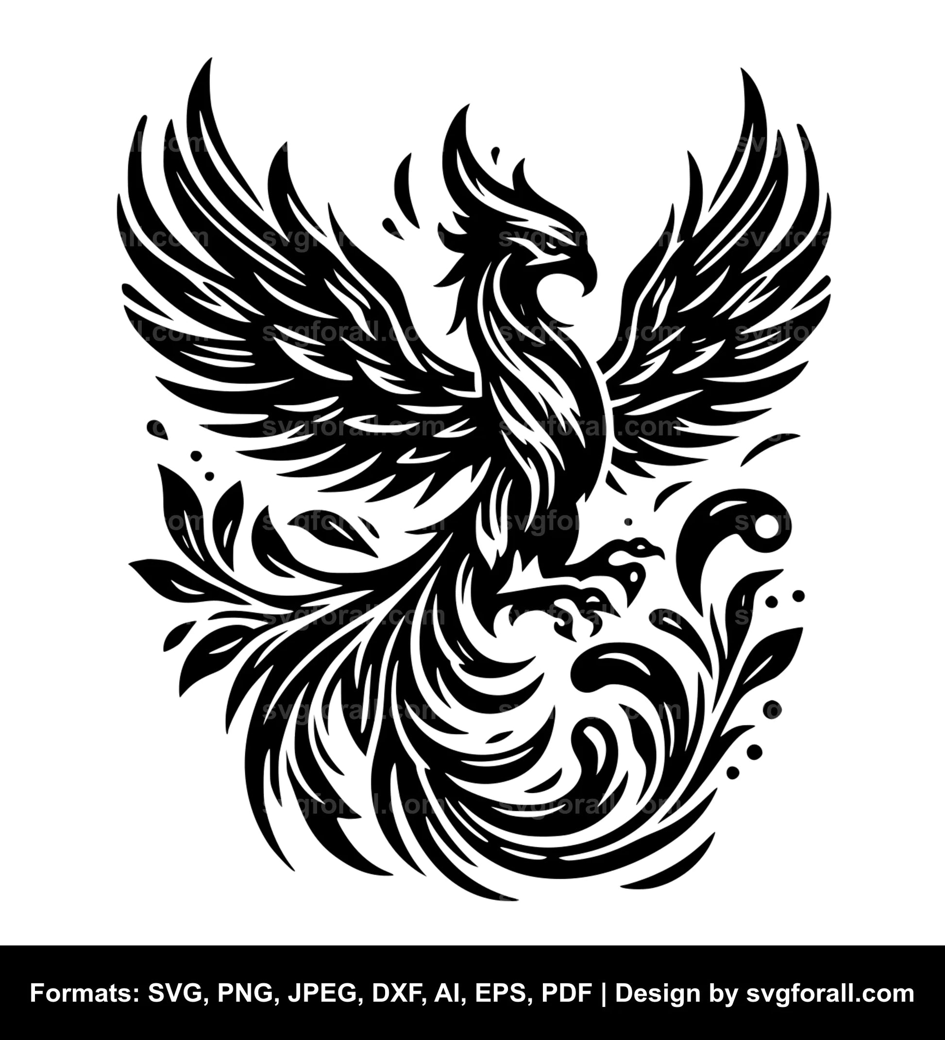 Phoenix Cricut SVG