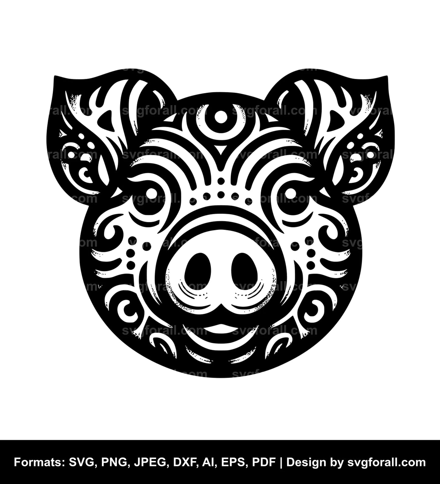 Pig SVG File