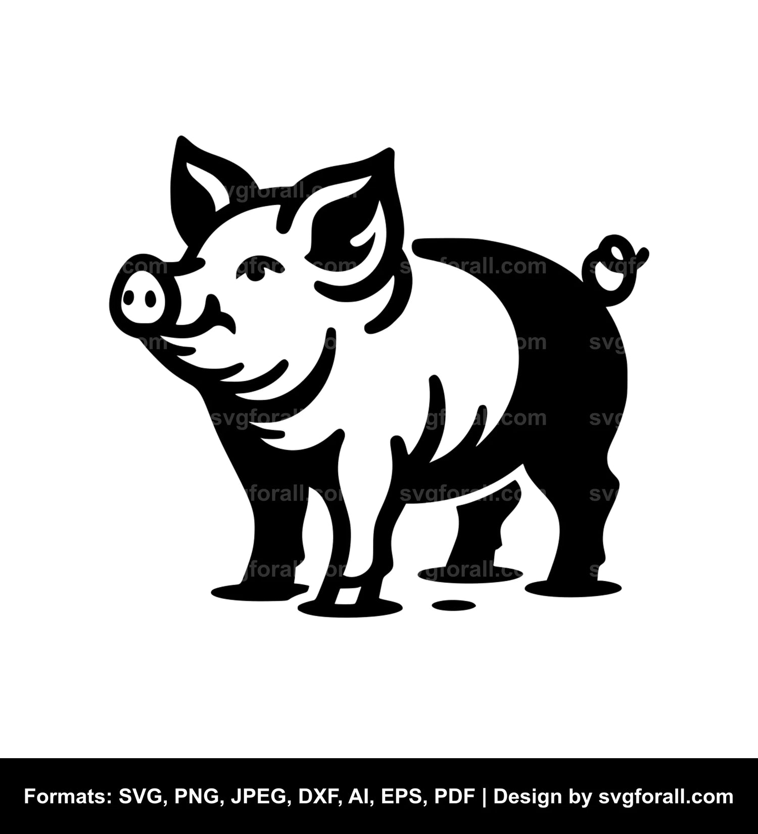 Pig Vector SVG