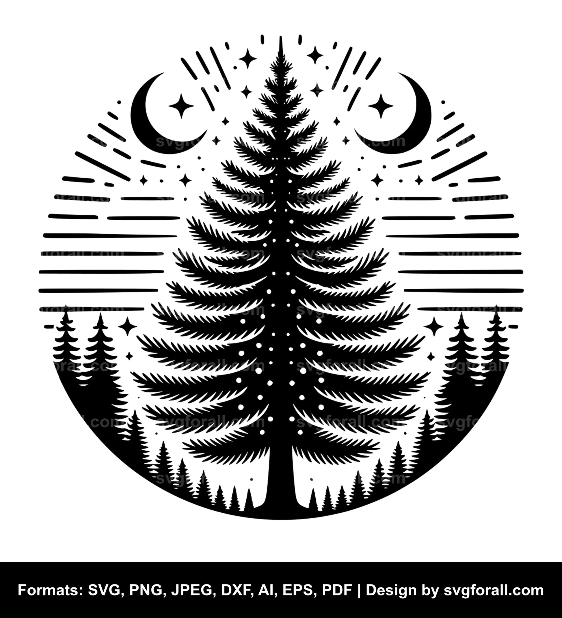 Pine Tree SVG Cut File