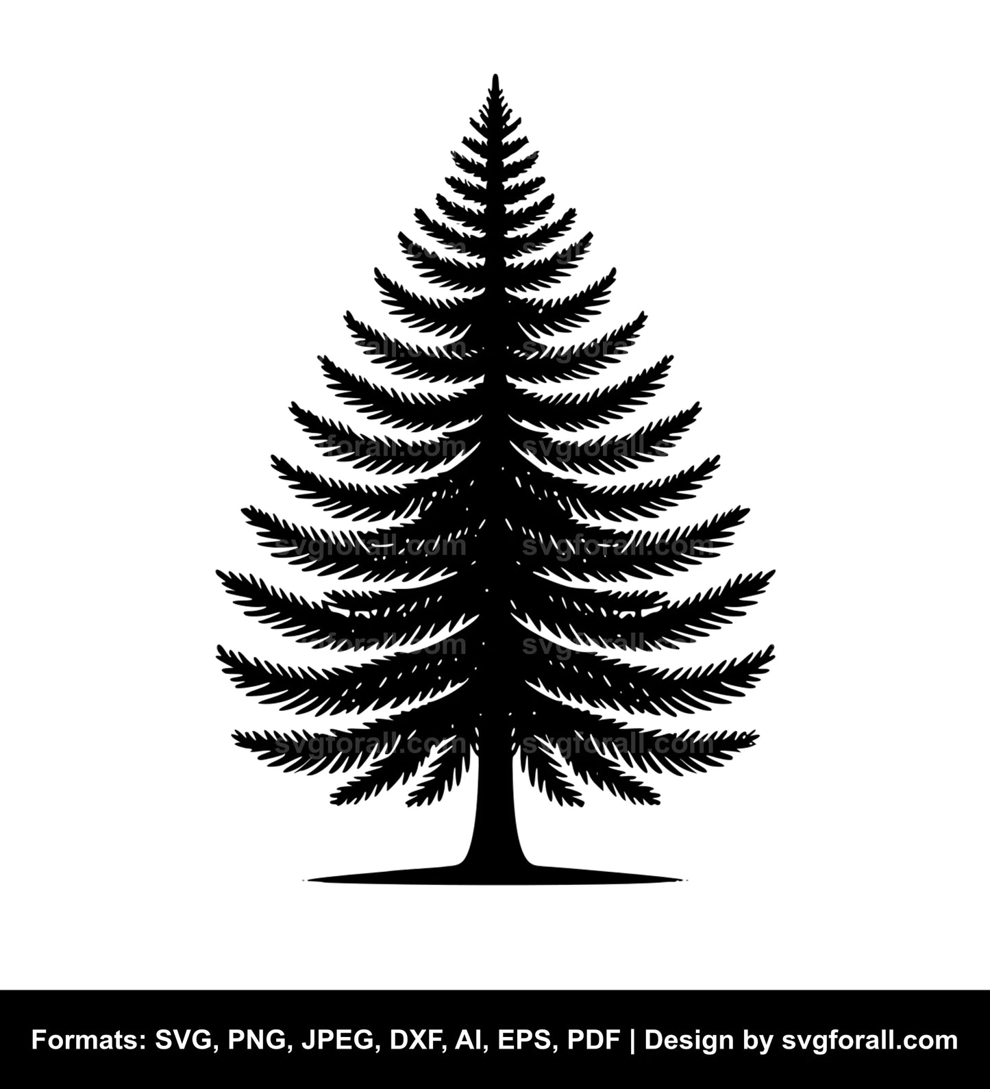 Pine Tree SVG File