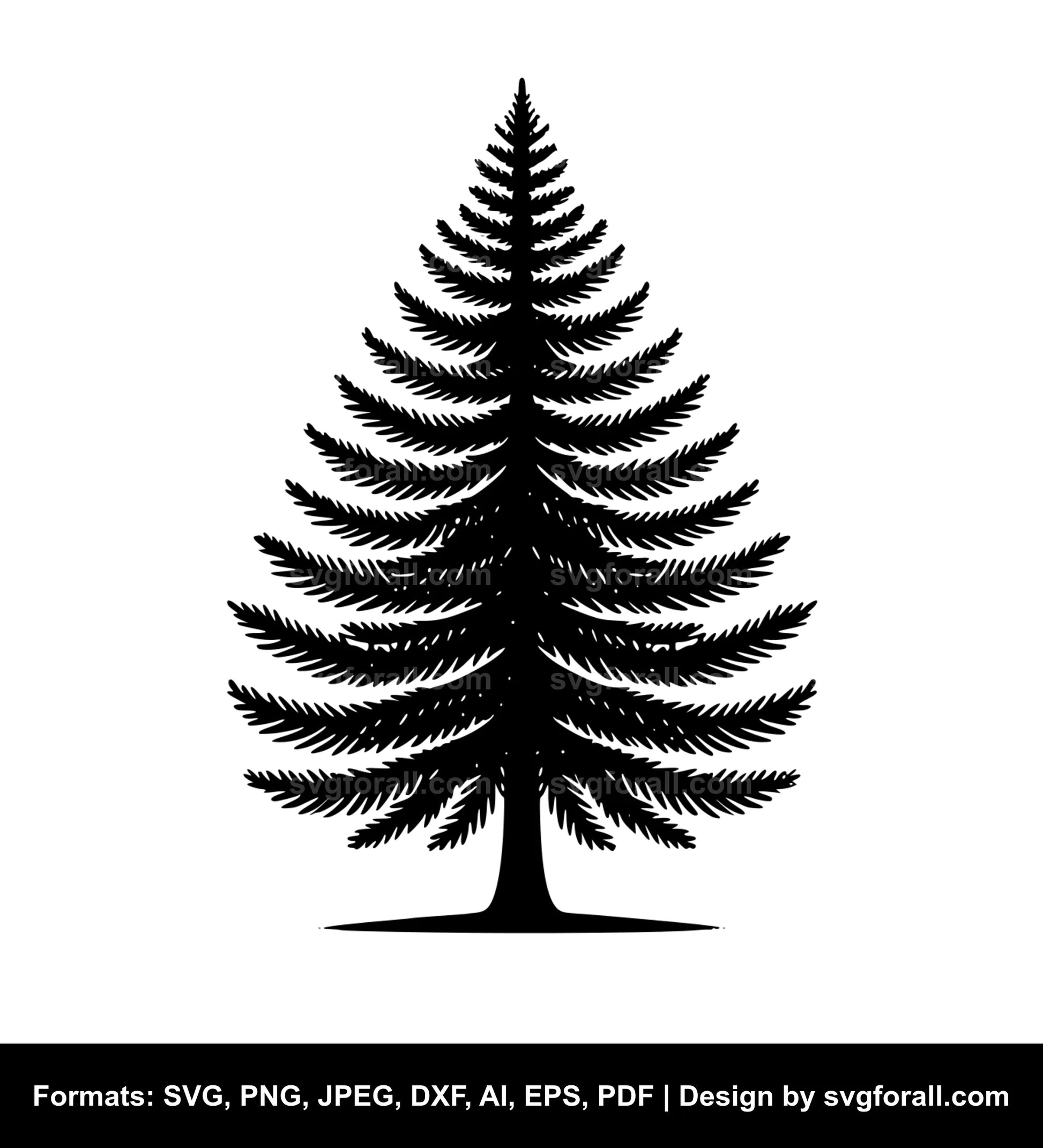 Pine Tree SVG File