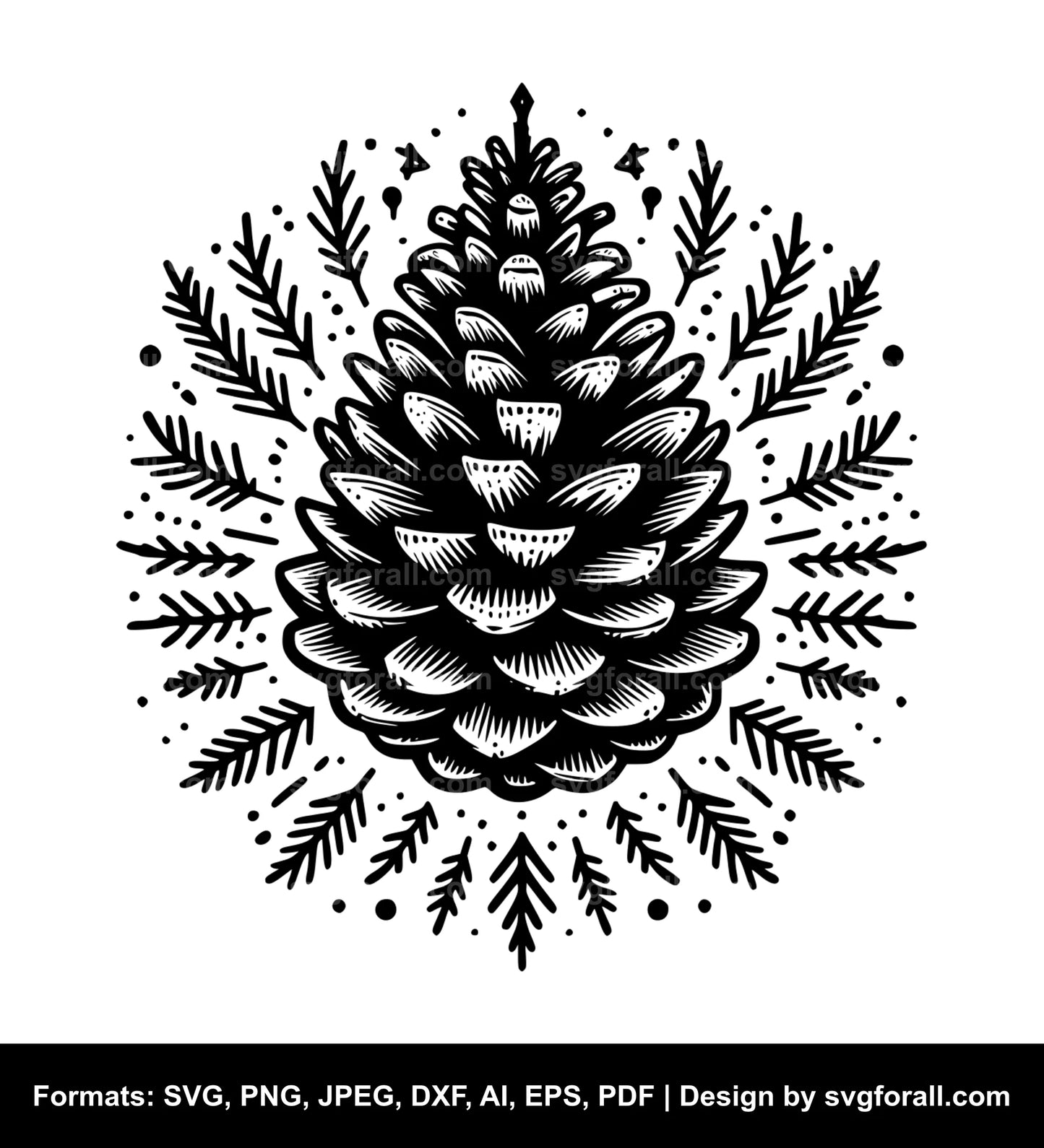 Pinecone SVG File