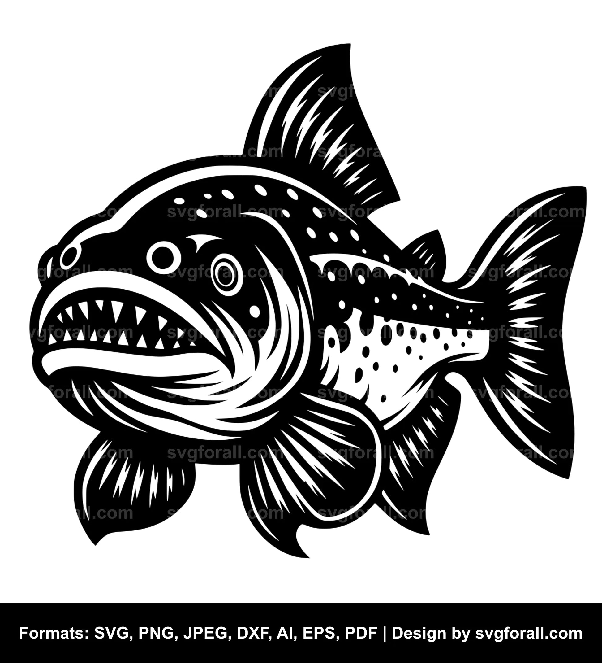 Piranha SVG File