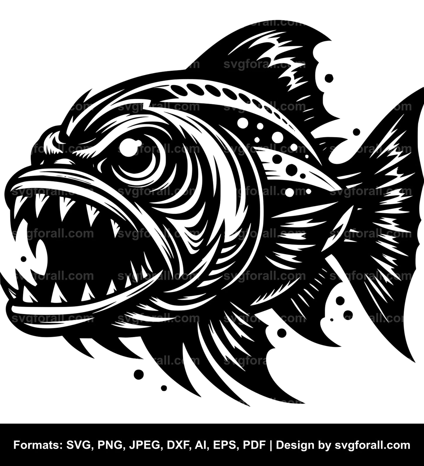 Piranha SVG Vector