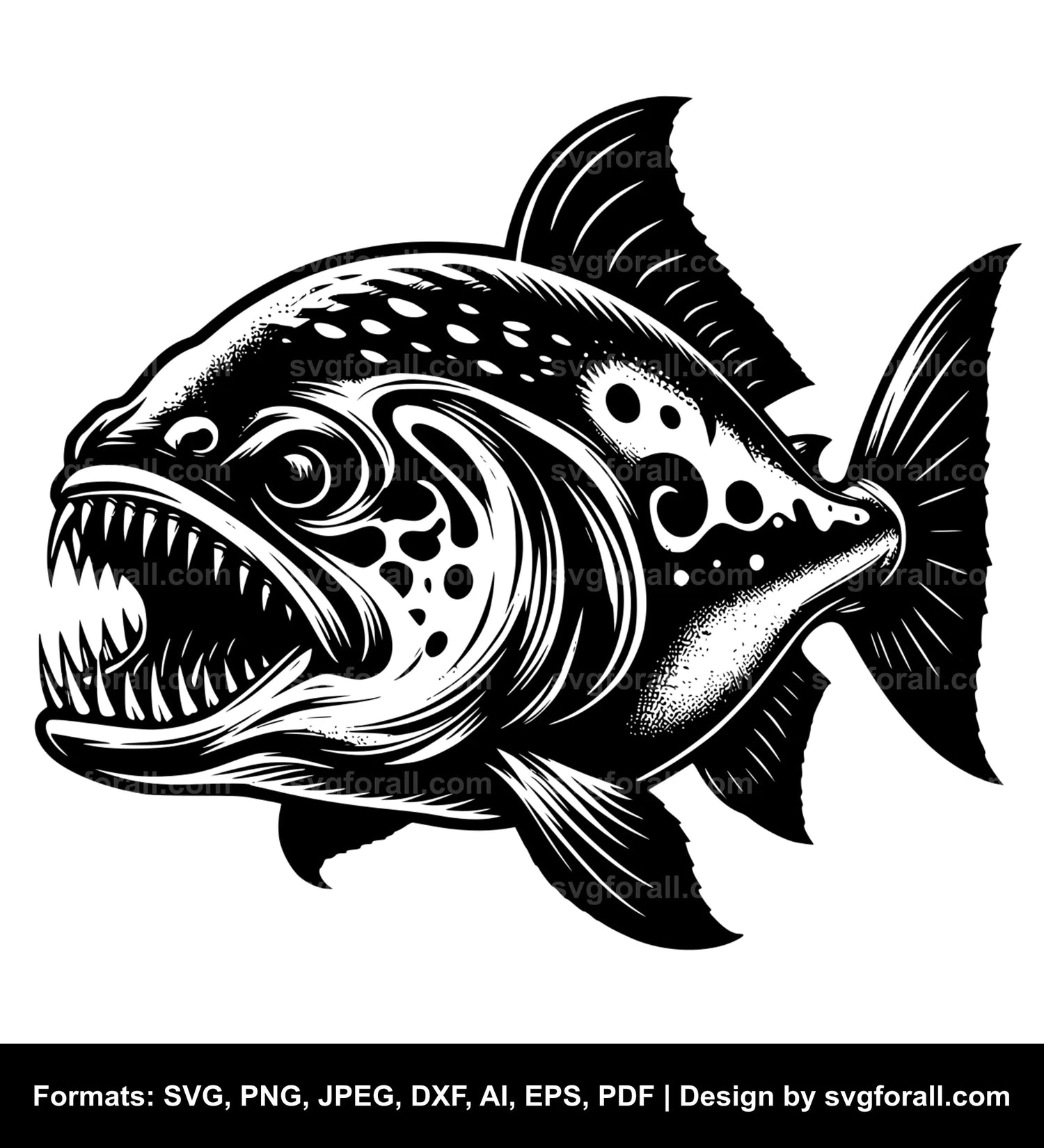 Piranha Vector SVG