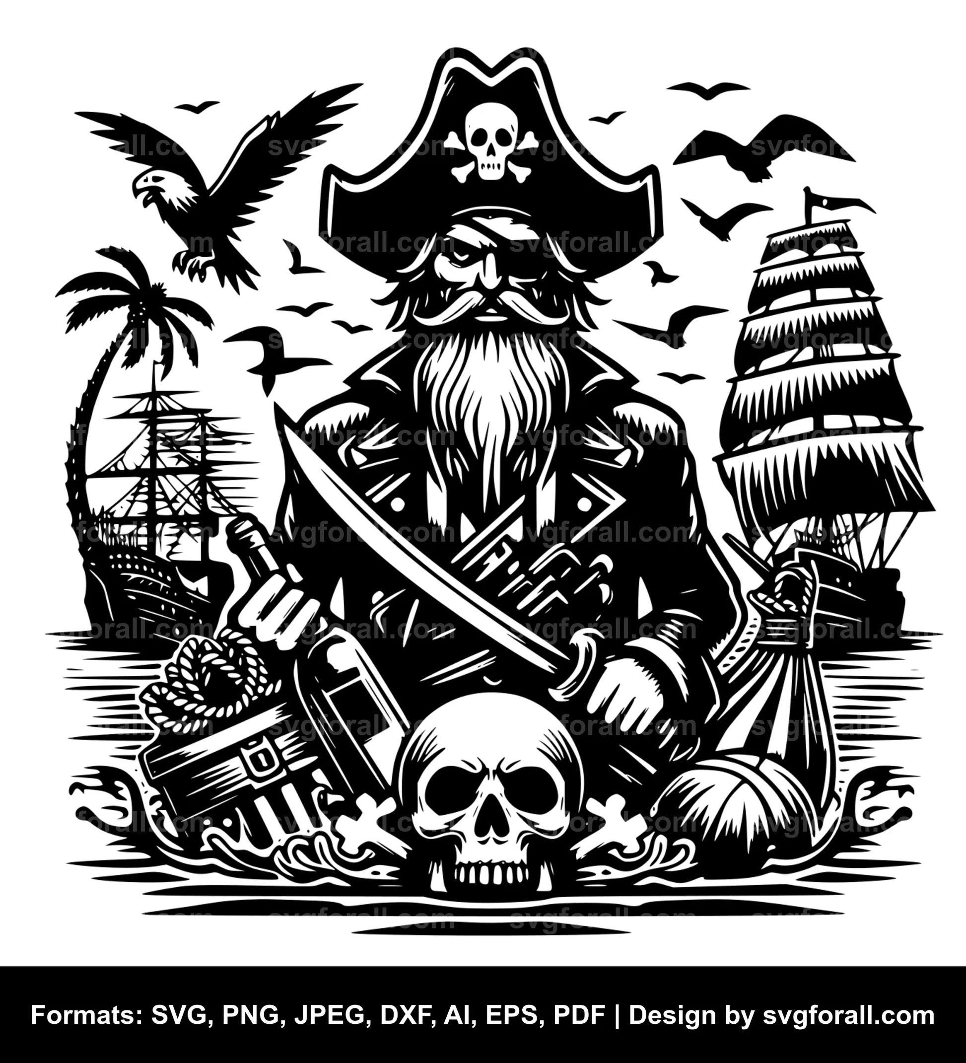 Pirate Clipart SVG