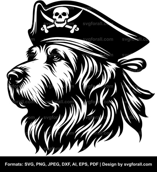 Pirate Dog SVG PNG