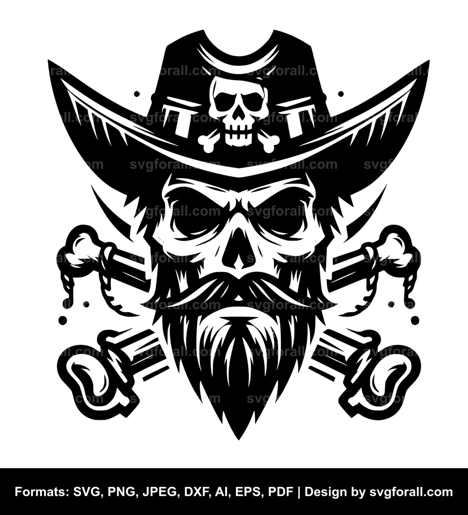 Pirate Face SVG Download