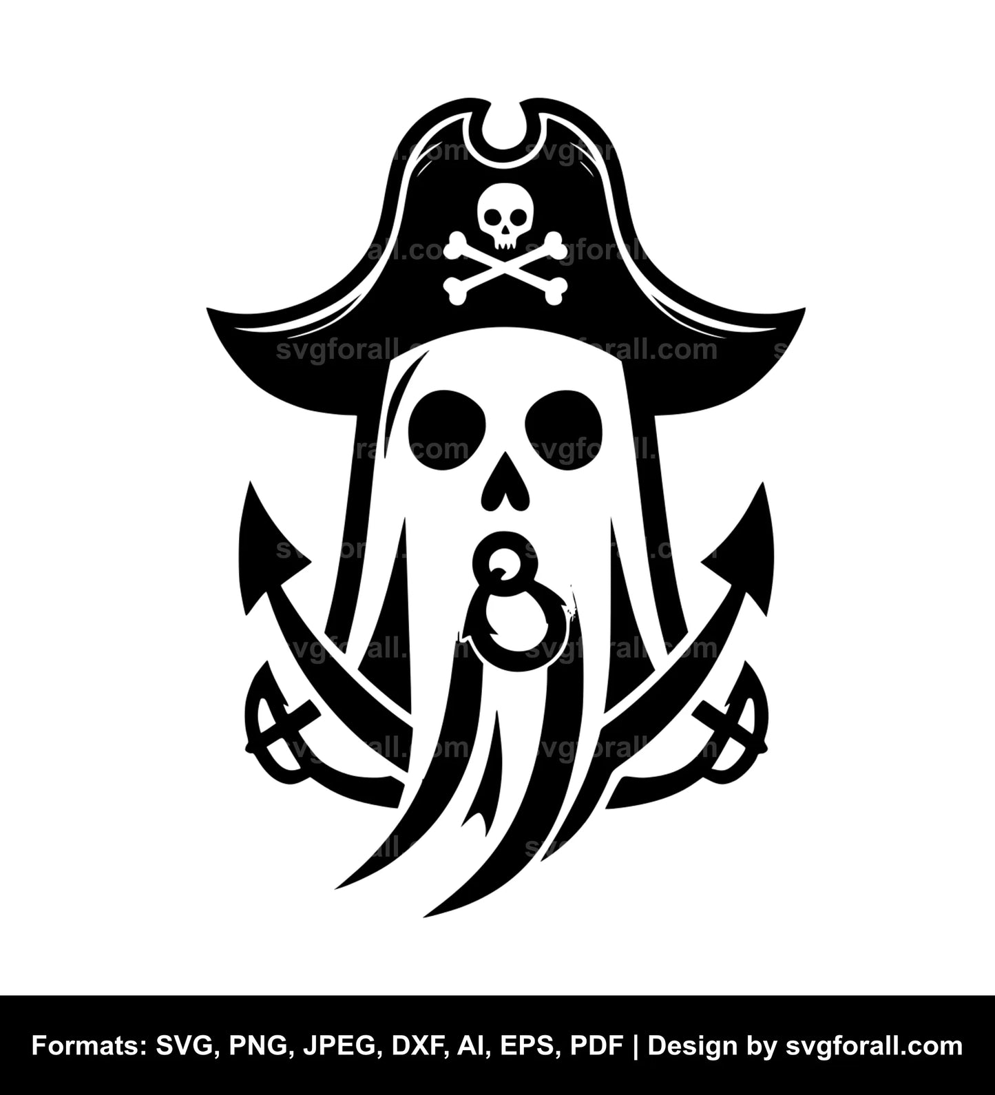 Pirate Ghost Cricut SVG