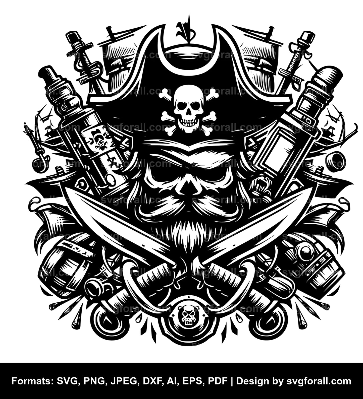 Pirate SVG Design