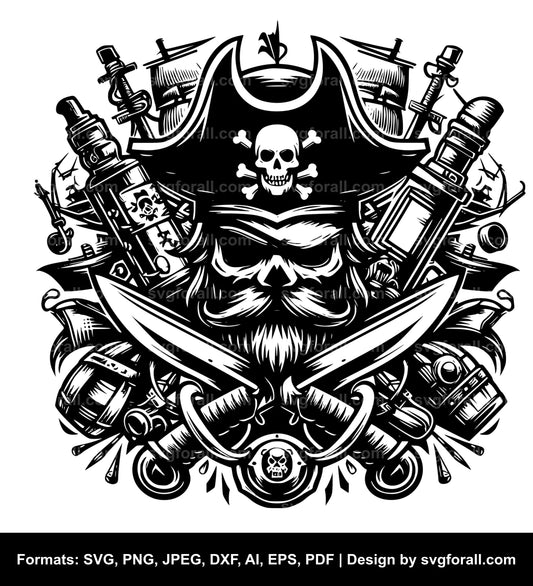 Pirate SVG Design