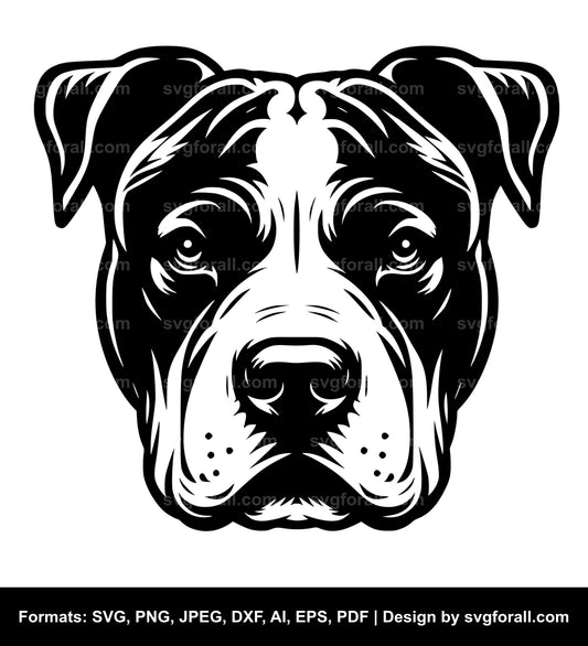 Pitbull Dog SVG PNG