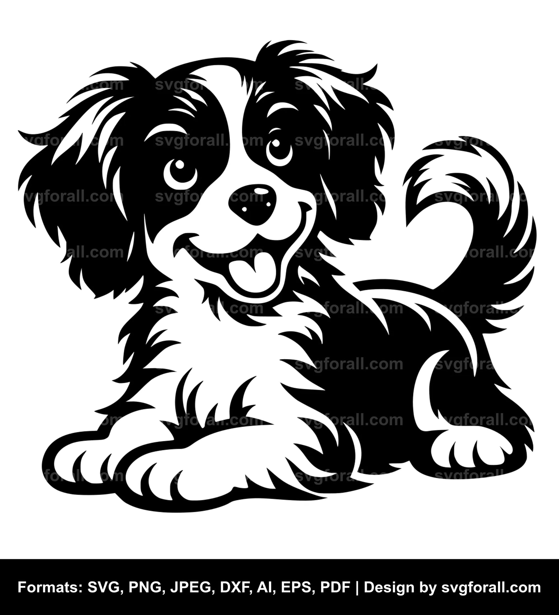 Playful Dog SVG PNG