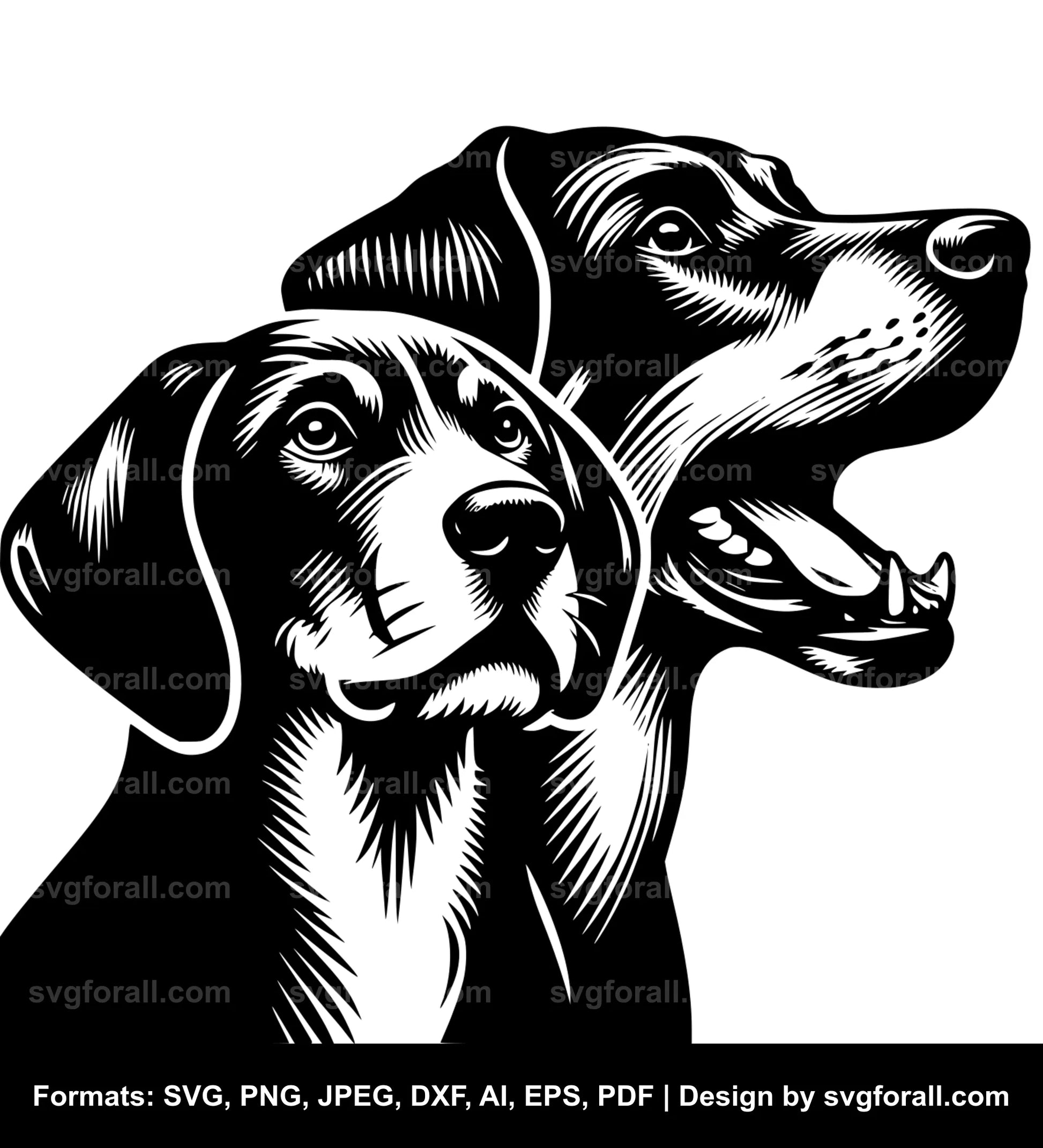 Plott Hound Dog Cricut SVG