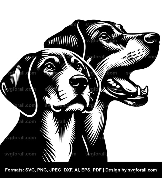 Plott Hound Dog Cricut SVG