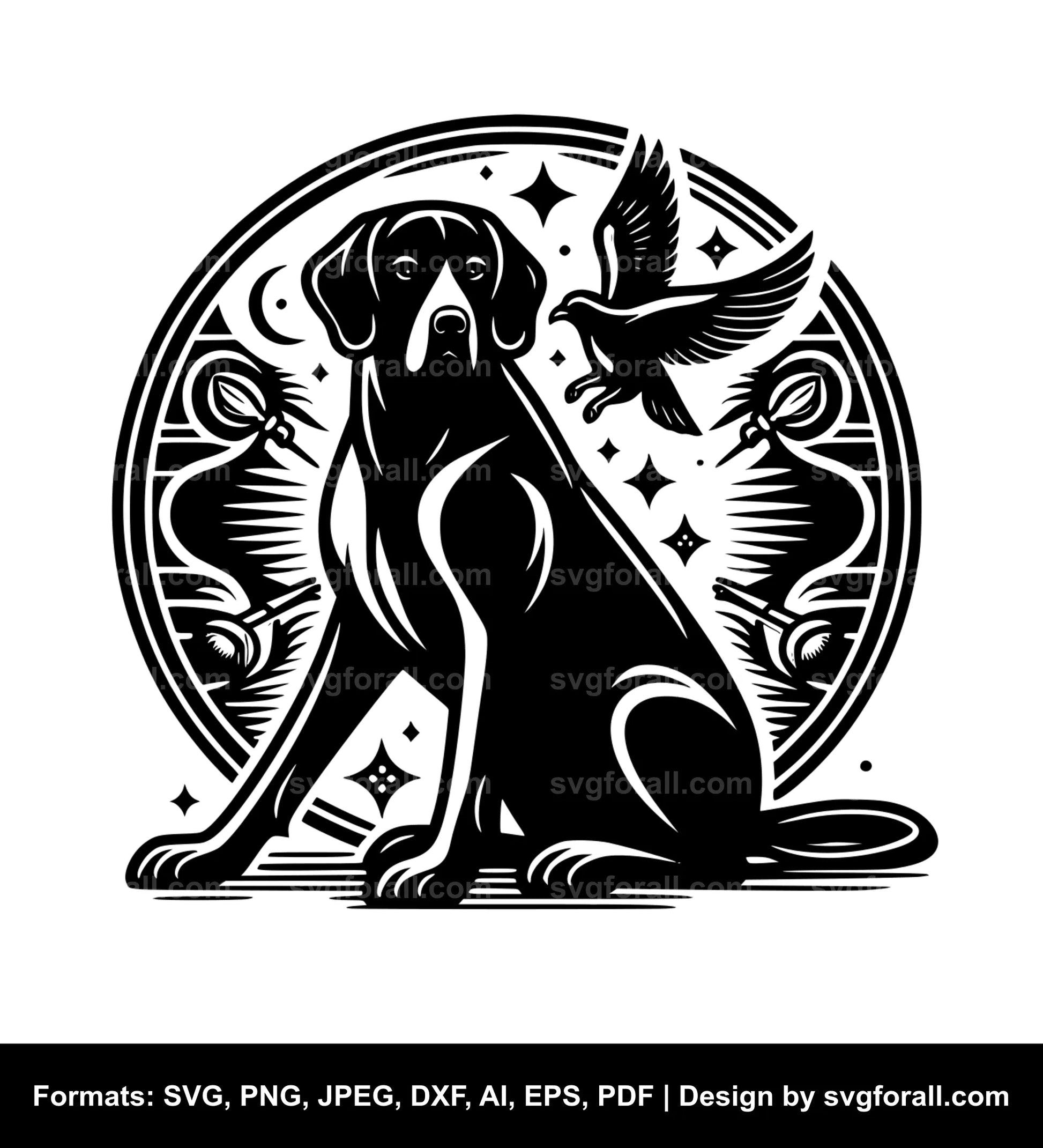 Plott Hound Dog SVG