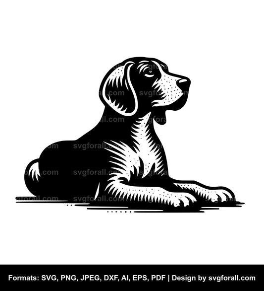 Plott Hound Dog SVG Design