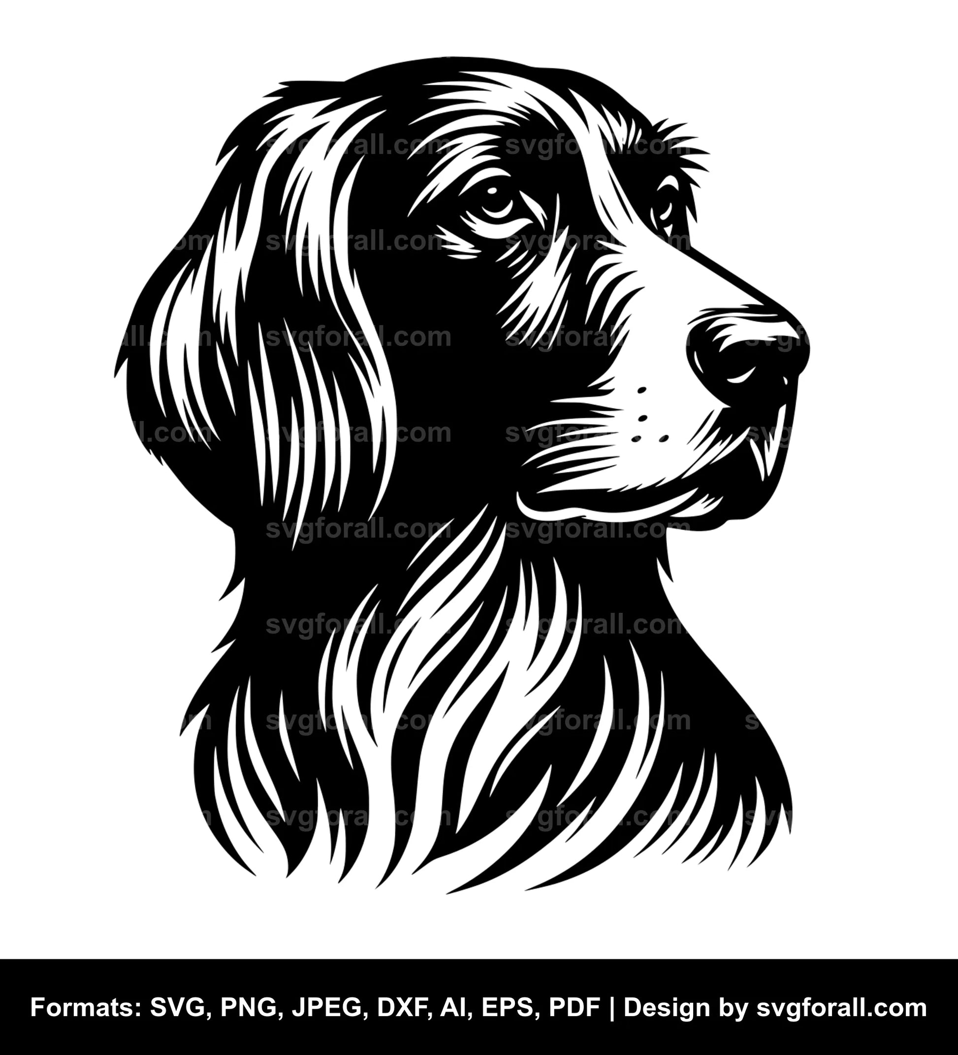 Plott Hound Dog Vector SVG