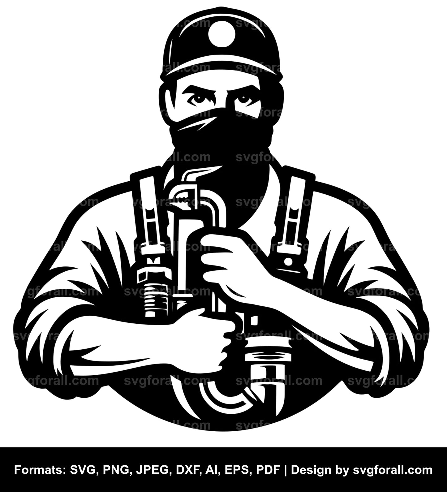 Plumber Clipart SVG