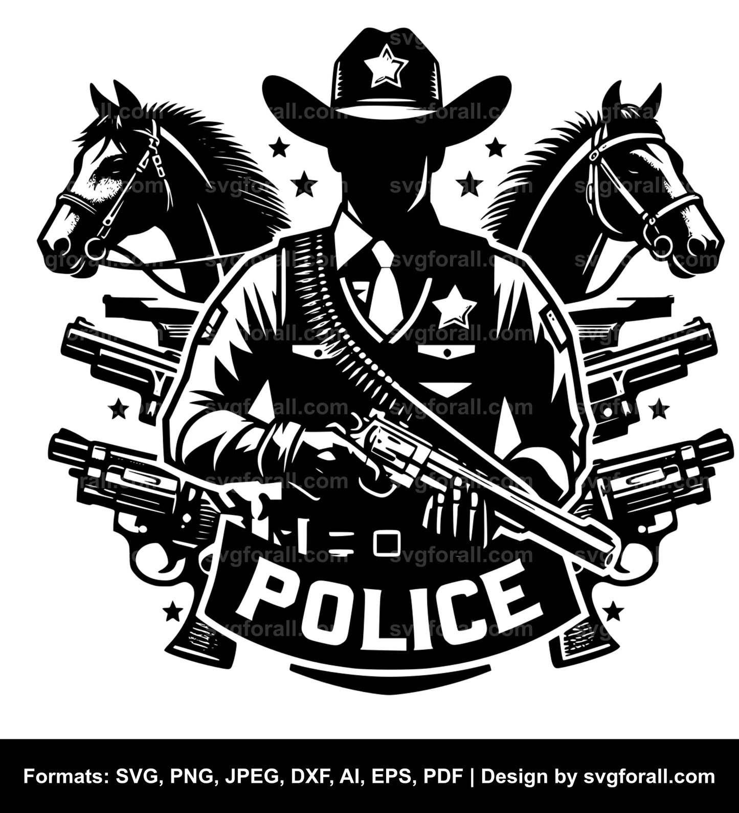 Police Clipart SVG