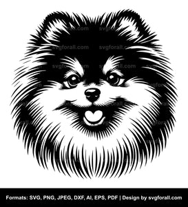 Pomeranian Dog SVG