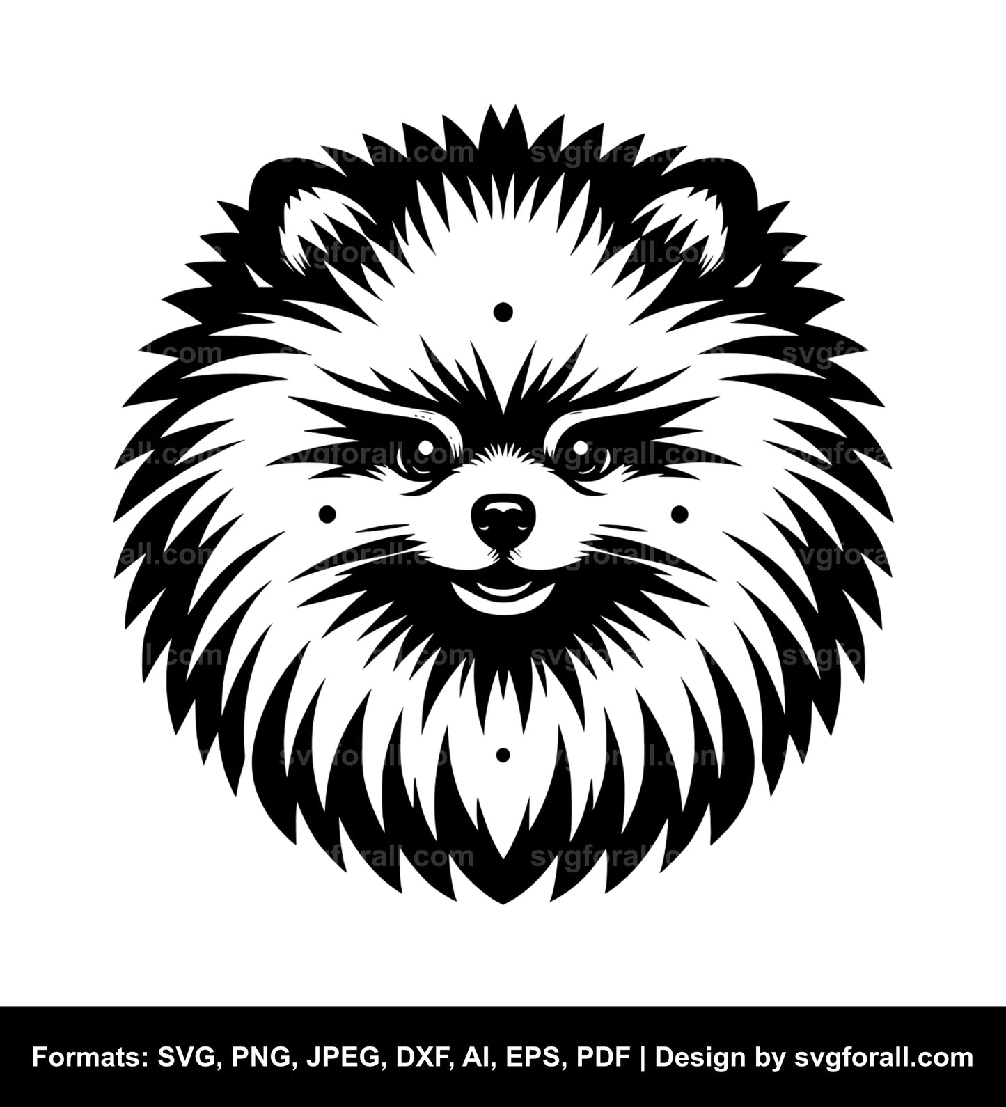 Pomeranian Dog SVG