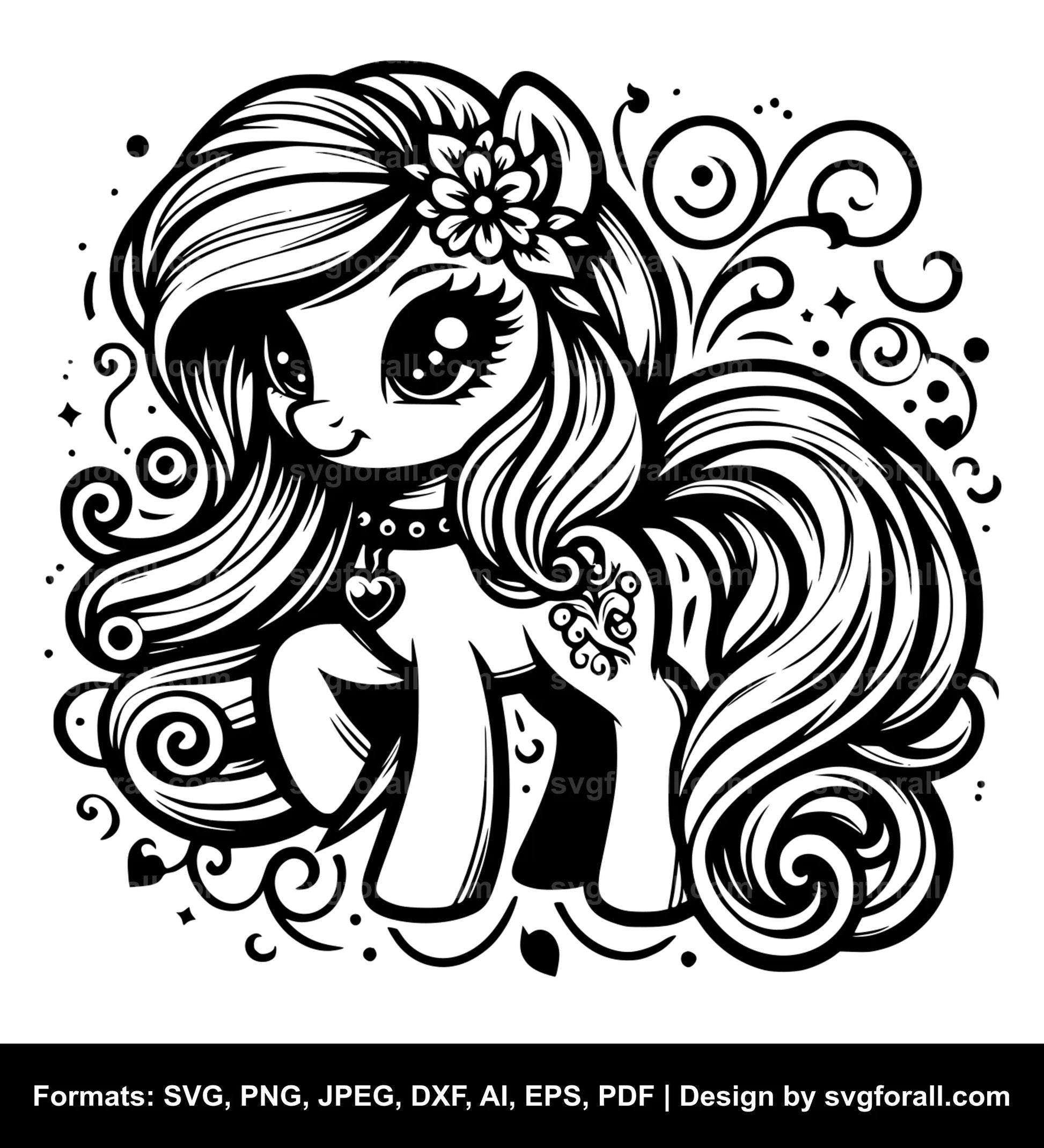 Pony Clipart SVG