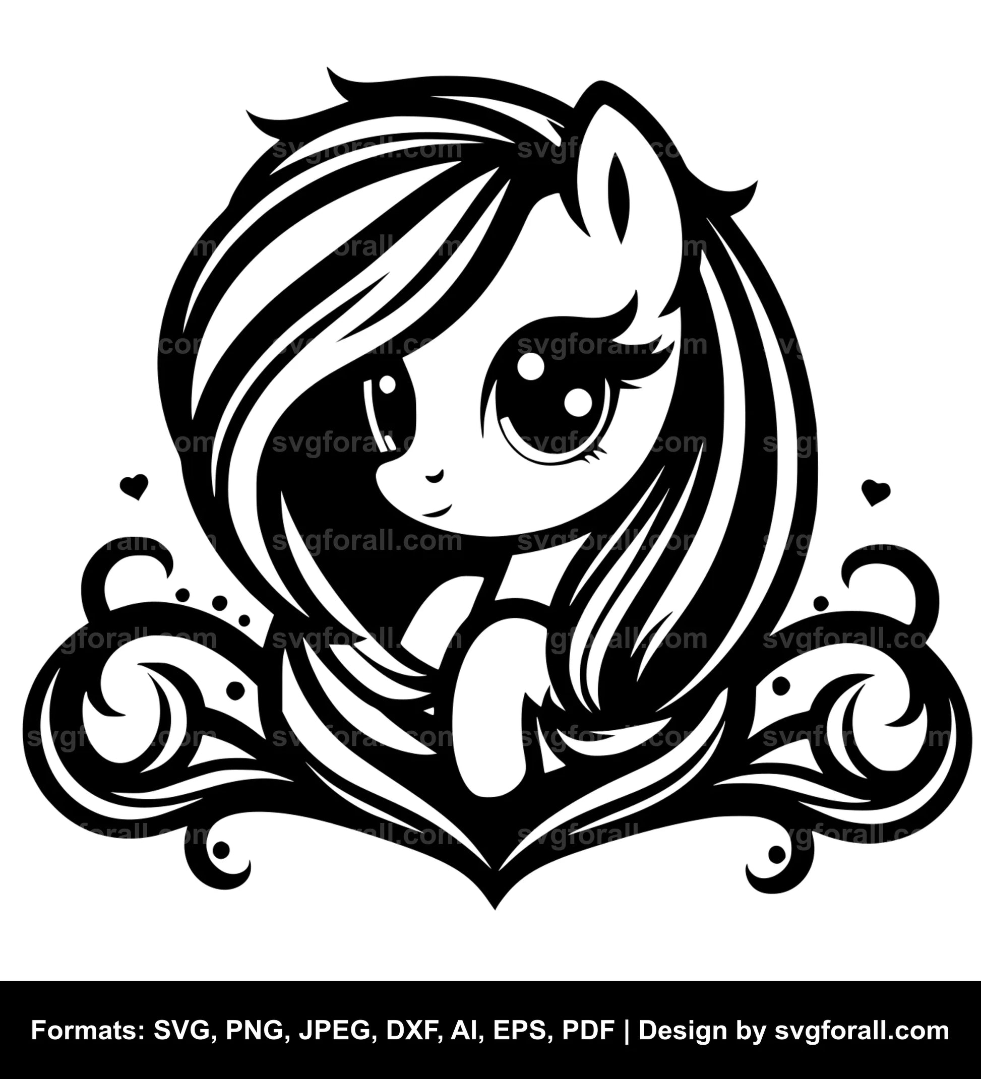 Pony SVG File