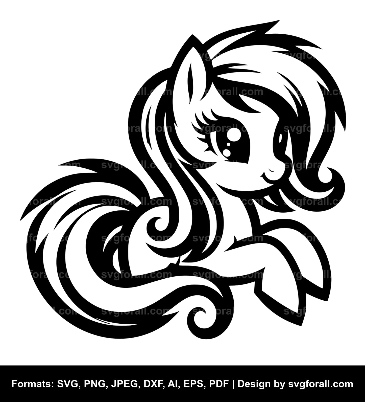 Pony SVG PNG