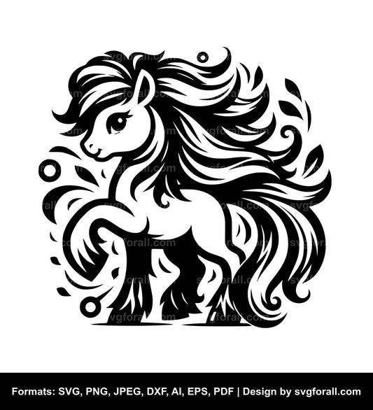 Pony Vector SVG