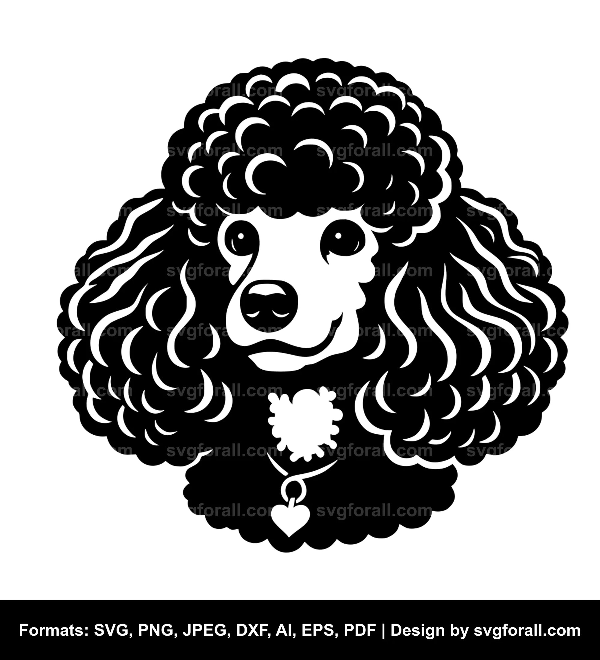 Poodle Dog Cricut SVG