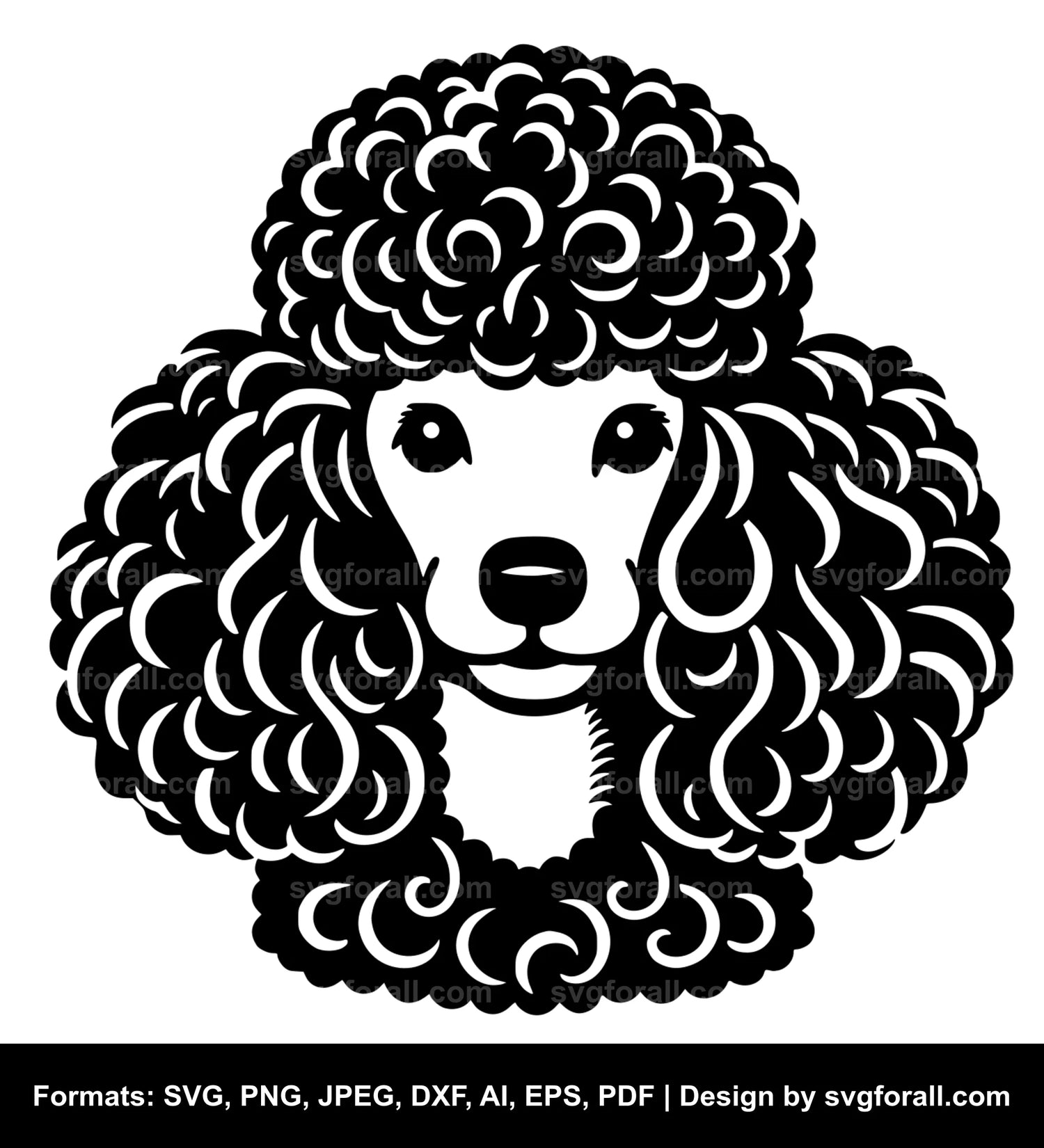 Poodle Dog SVG Design