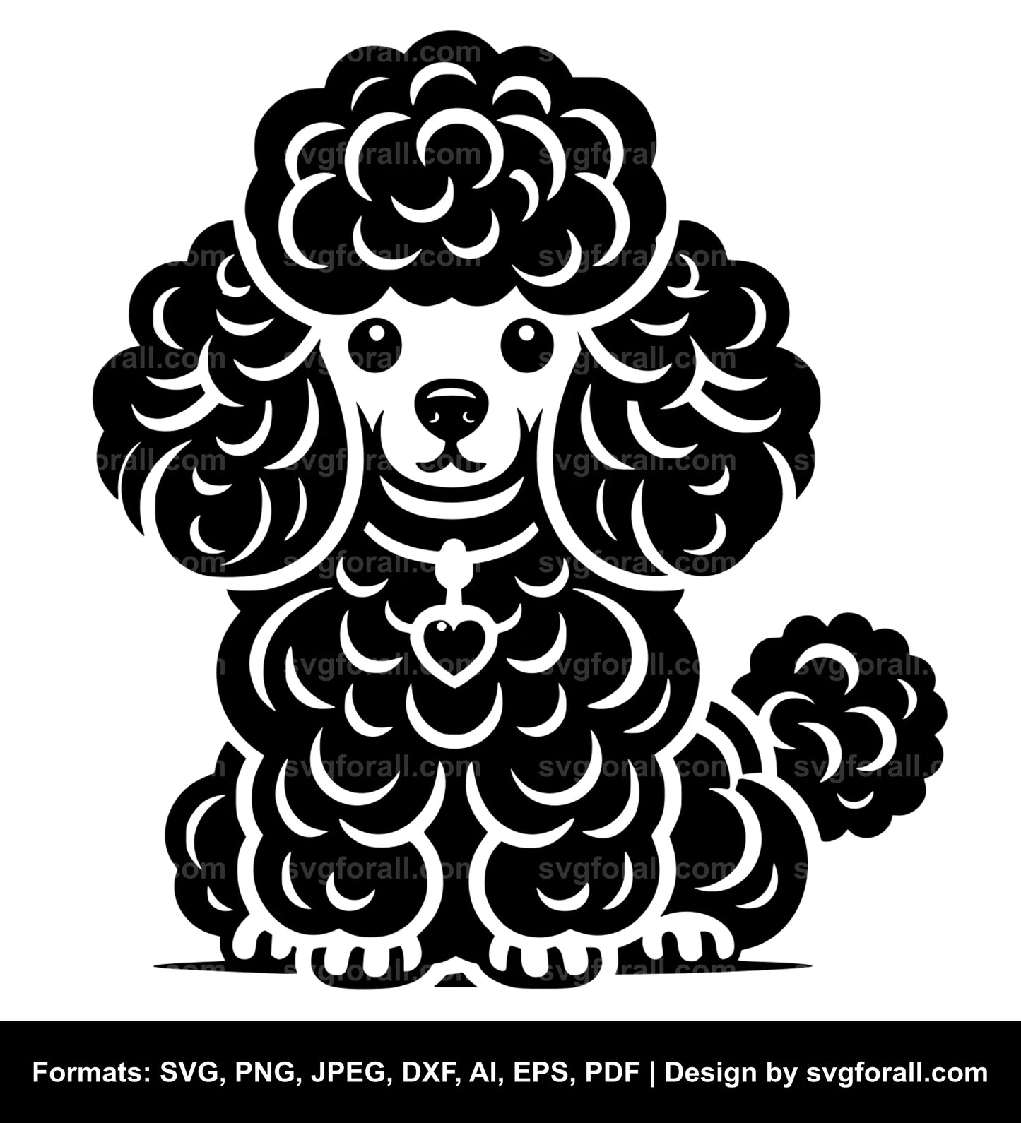 Poodle Dog SVG File